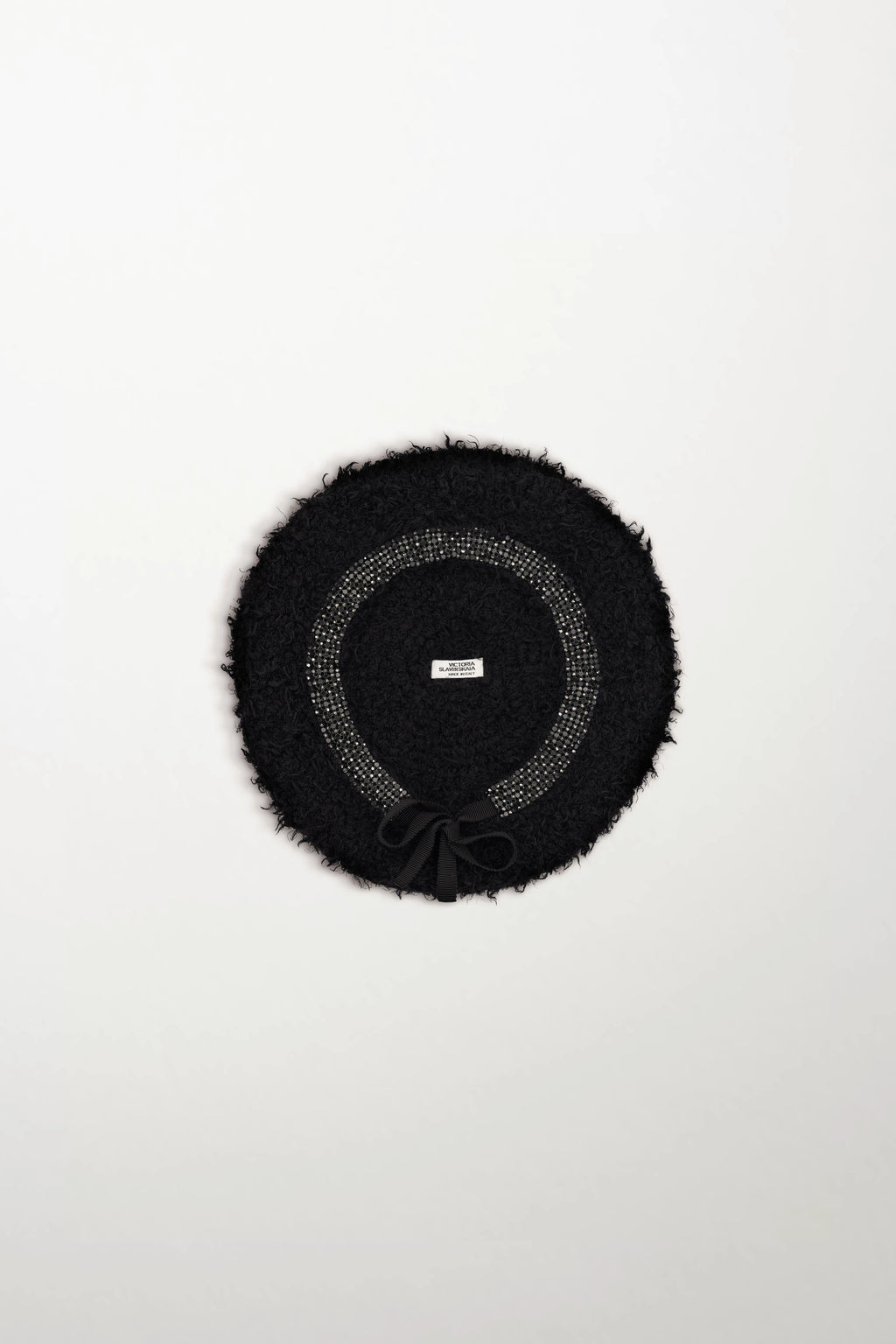 Black Cashmere Beret
