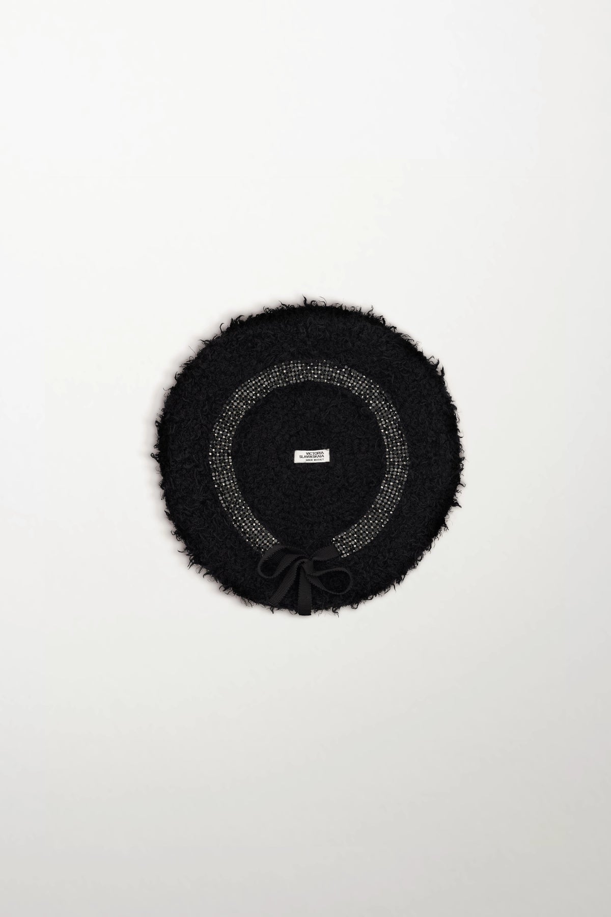 Black Cashmere Beret