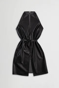 Leather Halterneck Dress