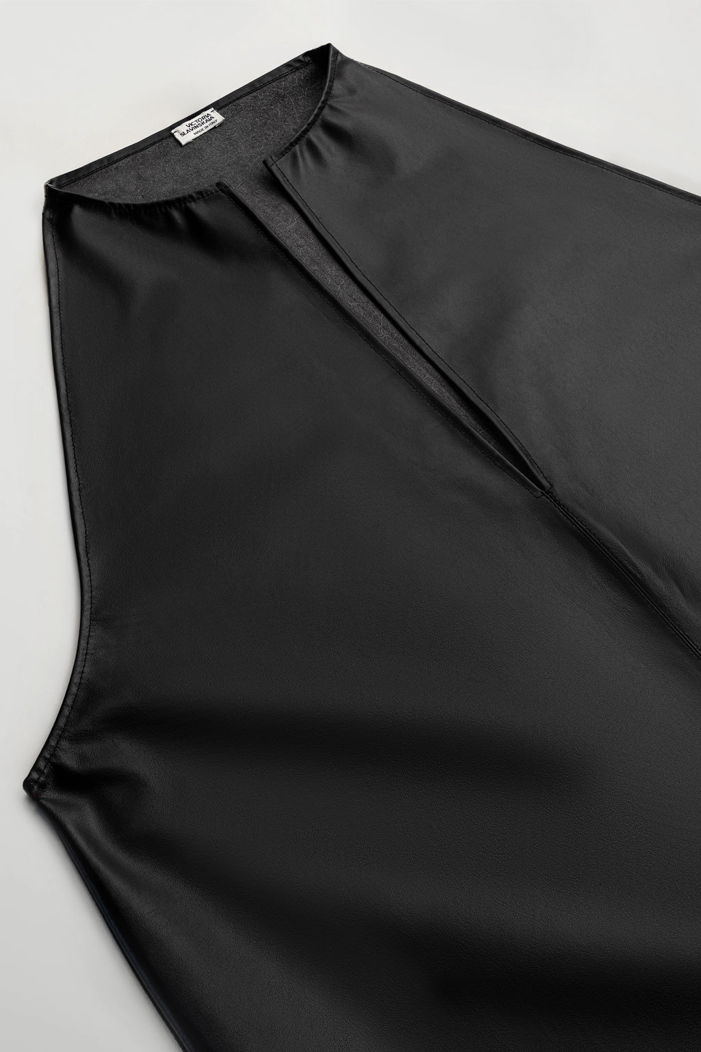 Leather Halterneck Dress