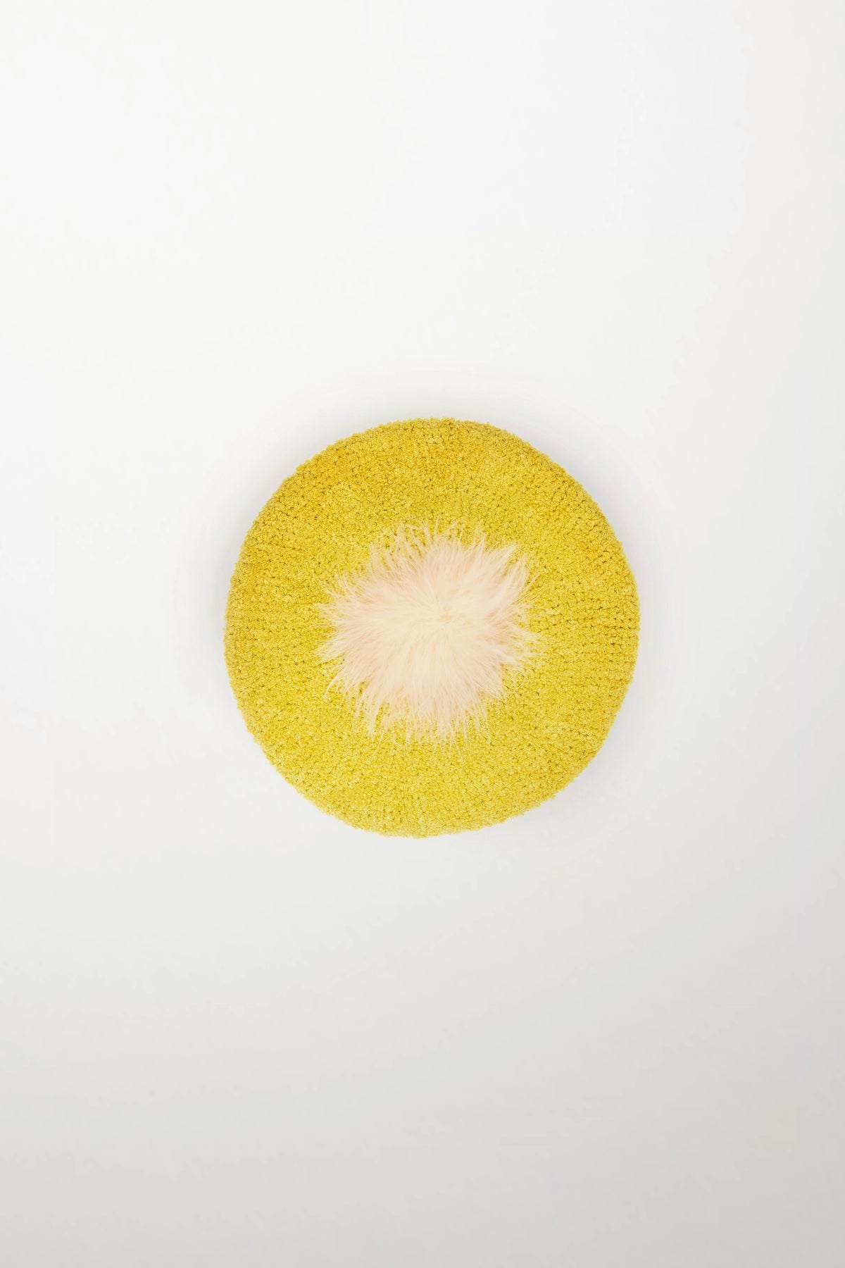 Pom Pom Beret in Cashmere