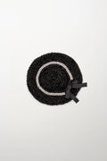 Silk Beret with Crystal Rhinestones