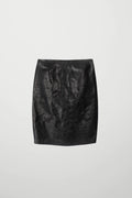 Shiny Leather Skirt Back