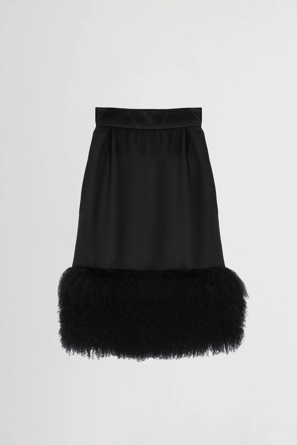 Skirt with Mongolian Shearling