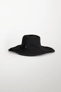 Wide-Brim Hat in Silk