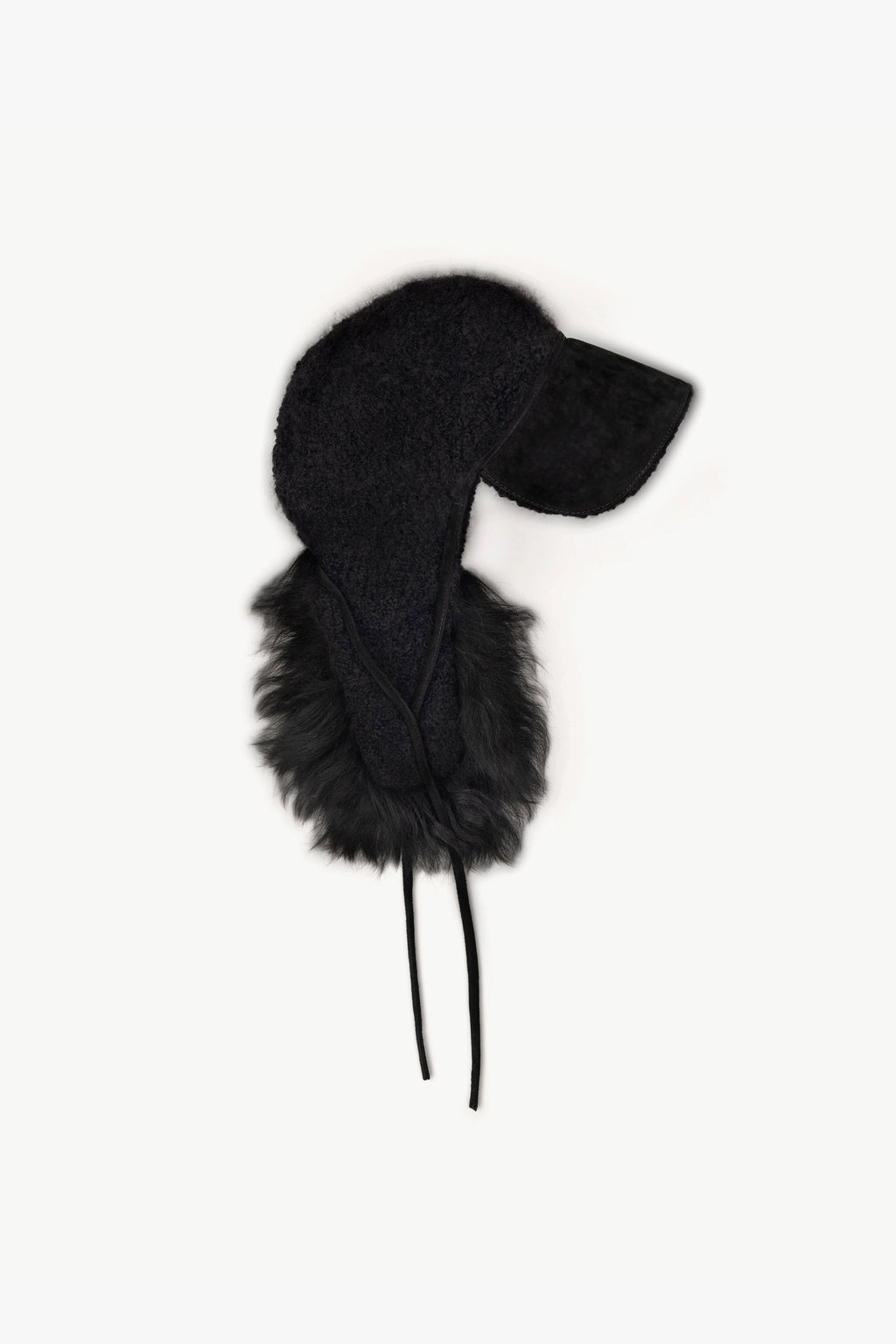 Winter Hat with Ear Flaps in Cashmere